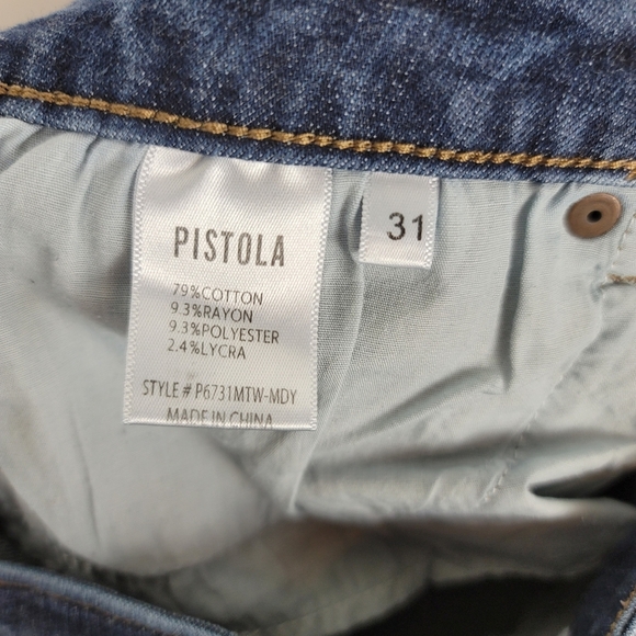 Pistola high waist dark wash skinny jeans size 31 - Picture 10 of 10